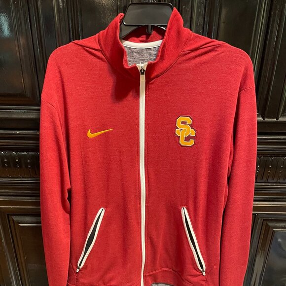 USC Trojans Nike Full Zip Dri Fit Mens M - Picture 1 of 5